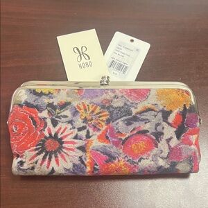 HOBO Vibrant Lauren Poppy Floral wallet/clutch - Red, Purple, Orange